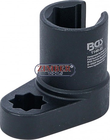 Вложка за датчици - 22 mm (7/8") x 50 mm, 1/2" - BGS