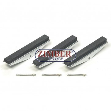 Replacement Jaws for Honing Tool BGS 1156 | Ø 58 - 80 mm | | 50 mm Jaws | K 220 | 3 pcs. - 1146 - BGS technic.