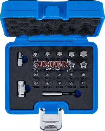 Битове TORX PLUS, К-т  23 части - 4993 - BGS technic. 