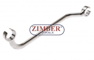 Ключ за инжекторни тръбички 17мм, ZR-41DKR - ZIMBER PROFESSIONAL