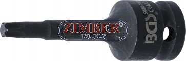 Вложка ударна Torx 1/2" T40 (5480-T40) 75 mm - BGS technic