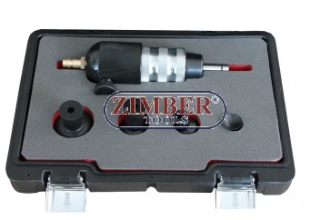 Пневматичен инструмент за шлайфане на клапани к-т с 4 накарайника  - ZT-04A2207D - SMANN PROFESSIONAL