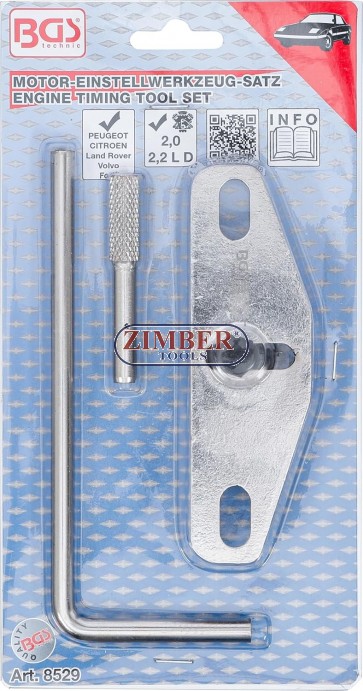 Комплект за зацепване на 2.0, 2.2l D Peugeot, Citroen, Land Rover, Ford, Jaguar, Volvo ZB-8529 BGS technic