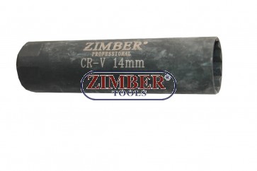 Вложка за свещи 14-mm 3/8", ZR-36SPSWS3814 - ZIMBER-PROFESSIONAL