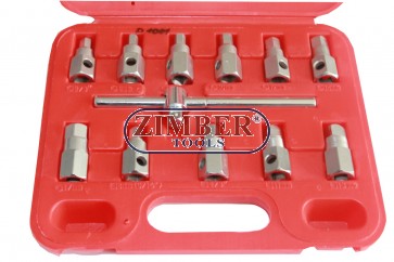 Комплект ключове за за картер 12 части, ZT-04177 - SMANN TOOLS.