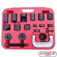 К-т скоби за монтаж и демонтаж на шарнири 21 части (ZT-04011) - SMANN PROFESSIONAL