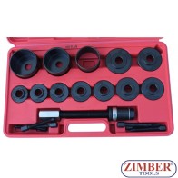 К-т за избиване и набиване на втулки и лагери, ZT-04039 - ZIMBER-PROFESSIONAL