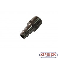 Накрайник за въздух 3/8" (бърза връзка) Европейски тип - ZR-12APOM3801 - ZIMBER TOOLS