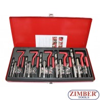 Комплект за възстановяване на резби, 130 части (ZT-04044) - SMANN-PROFESSIONAL
