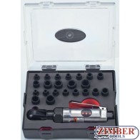 Пневматична тресчотка с ударни вложкик к-т 1/4" -K2231-2 - FORCE TOOLS