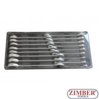 К-т ключове с тресчотка  - 17части за количка, ZT-00817 - SMANN - TOOLS.