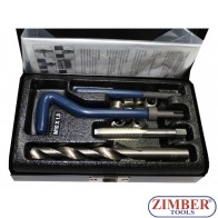 Комплект за възтановяване на резби M10x1.5 - 15бр - ZIMBER-PROFESSIONAL