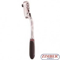 Тресчотка 1/2" въртяща 360⁰, 48-зъба -(ZL-07413) ZIMBER PROFESSIONAL
