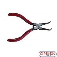 Зегер клещи  125 mm-5“ криви затварящи 1бр.- ZIMBER