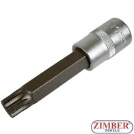 1/2" Dr. Hex Socket Bit M14 x 100mmL (ZR-15HBS1214) - ZIMBER TOOLS