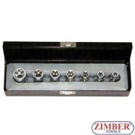 Вложки звезди 1/2" - 7 части, 4071 - FORCE