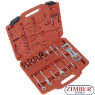 К-т за монтаж и демонтаж на аудио системи - 46 части, ZR-36RRTS46 - ZIMBER TOOLS