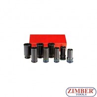 Вложки ударни удължени 3/4" - 8 части - FORCE