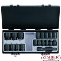 Вложки удърни 1/2" - 19 части - FORCE