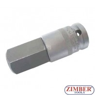 Шестограм на вложка 1/2", 22х70мм -Hexagon 22 mm (ZB-4295) -BGS-PROFESSIONAL
