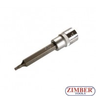 Накрайник на вложка 1/2", Т20х100мм - 4469- BGS
