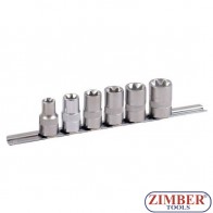Вложки E 3/8" 6 бр. к-т (E6|E7|E8|E10|E12|E14)- FORCE TOOLS/3064