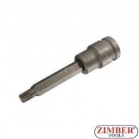 Накрайник на вложка ударна T-STAR, 100 mm удължен 1/2" T45 - BGS