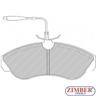 НАКЛАДКИ ПРЕДНИ С ДАТЧИК K-T CITROEN JUMPER, FIAT DUCATO, PEUGEOT BOXER - FERODO