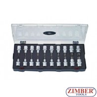 Вложки с торксове 1/2" - 20 части - FORCE