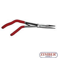Клещи дългоусти прави 280мм - ZT-01141-1 - SMANN PROFESSIONAL