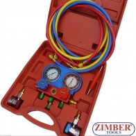 Манометричен блок  двоен за климатици - ZK-365 