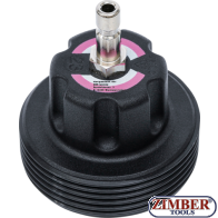 Адаптер за проверка на херметичността на радиатори за Audi, Porsche Carrera, Volkswagen, Seat, Skoda - 8027-23 - BGS technic.