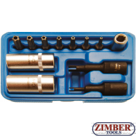 Инструменти за обслужване на климатици 12 части (2275) - BGS technic.