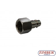 Накрайник за въздух 1/4" (бърза връзка) Европейски тип - ZR-12APOF1401 - ZIMBER TOOLS