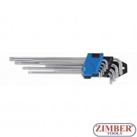 Накрайници удължени Torx от T10 до T50 | к-т 9 части. - 9375 - BGS technic.