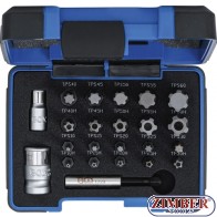 Битове TORX PLUS, К-т  23 части - 4993 - BGS technic. 