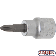 Накрайник на вложка PH2- 10 mm 3/8"- PH2 (2554) - BGS technic