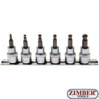 К-т накрайници на вложки с топче (3/8")  3-mm - 8 mm, 7 -бр. (5109) - BGS-PROFESSIONAL