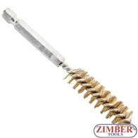 Телена четка месинг 17 mm | 6.3 mm (1/4")  - HGA32 - 17 - SMANN TOOLS.