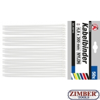 Свински опашки 4.8 x 300 mm 50 бр, -80772 - BGS technic-KRAFTMANN