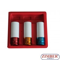 Комплект вложки за лети джанти 1/2" 17-mm, 19mm, 21 mm, ZT-01136 - SMANN PROFESSIONAL