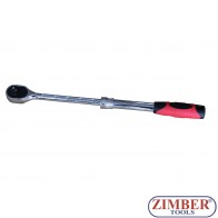 Тресчотка телескопична 1/2" 72-клика, 305-445мм. ZR-04RHE12 - ZIMBER TOOLS