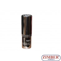 Вложка удължена 1/2" 12-стенна 10мм - ZR-03DS410B - ZIMBER-TOOLS