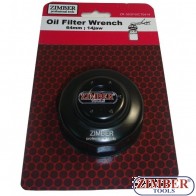 Чашка за маслен филтьр 1/2-64мм, 14- ъгли, ZR-36OFCTW64 - ZIMBER TOOLS