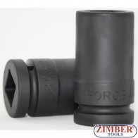 Вложка ударна удължена  6-стен. 1"  32mm, (48510032)  - FORCE  
