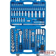 Гедоре комбинирано  12-стенен 1/4", 3/8", 1/2"  - 192 части. - 2286 -BGS-technic.