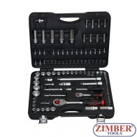 Гедоре комбиниранo 1/4" и 1/2" - 108 части - 41082-5 - FORCE PROFESSIONAL