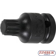 Ударен вложка M14 (1/2")  ( XZN)  -5381-M14 - BGS technic.