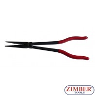Клещи дългоусти прави 280mm - ZIMBER-TOOLS.