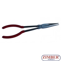 Клещи дългоусти прави 280mm ZR-19NP - ZIMBER-TOOLS.